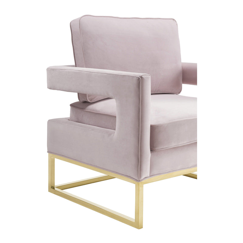 TOV-A176 Avery Blush Velvet Chair - Nabco Furniture Center