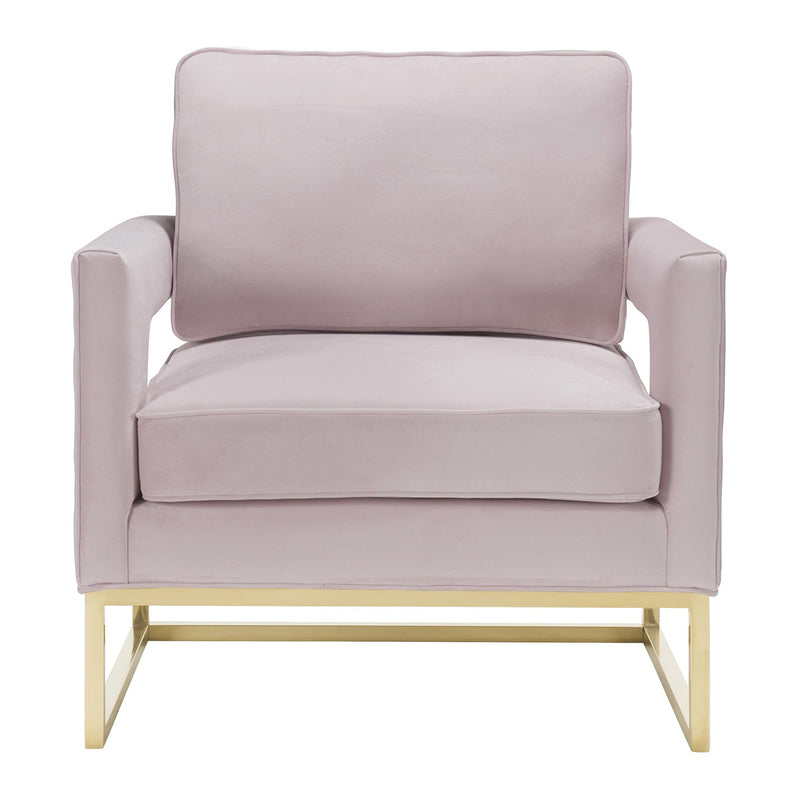 TOV-A176 Avery Blush Velvet Chair - Nabco Furniture Center