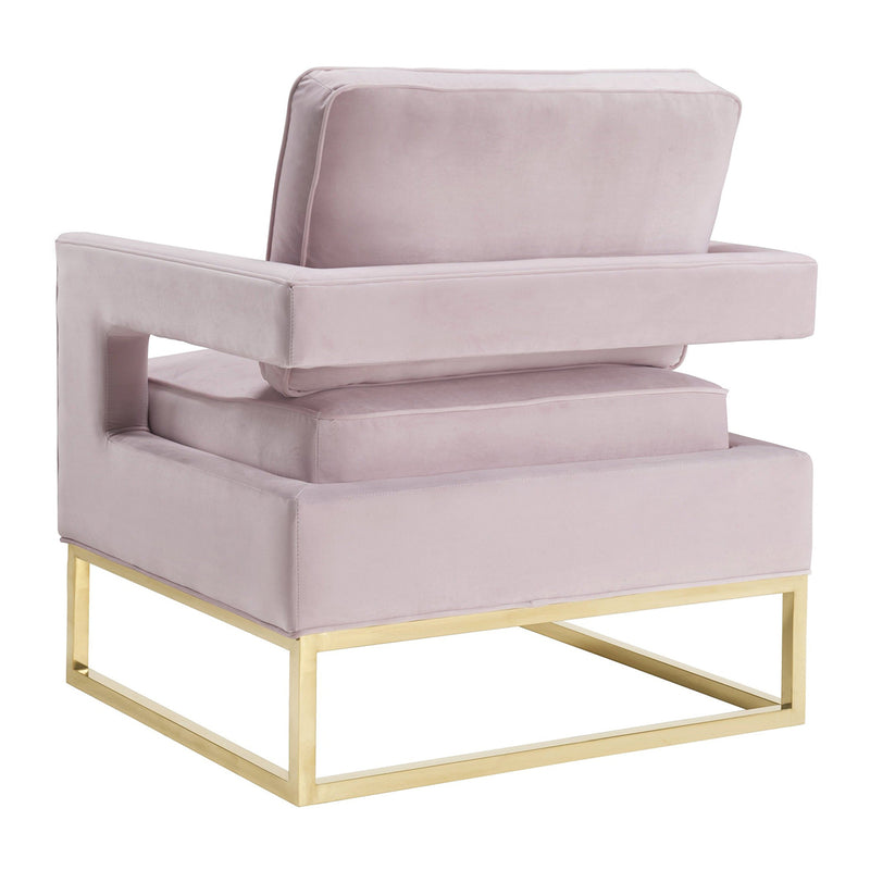 TOV-A176 Avery Blush Velvet Chair - Nabco Furniture Center