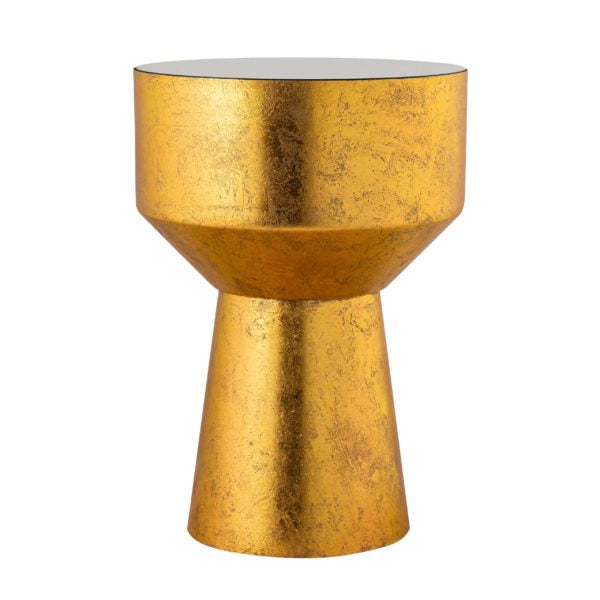 TOV-IHOC18338 Mia Handpainted Gold Side Table - Nabco Furniture Center