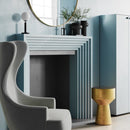 TOV-IHOC18338 Mia Handpainted Gold Side Table - Nabco Furniture Center