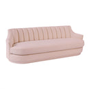 TOV-L68130 Peyton Blush Velvet Three Seater Sofa - Nabco Furniture Center
