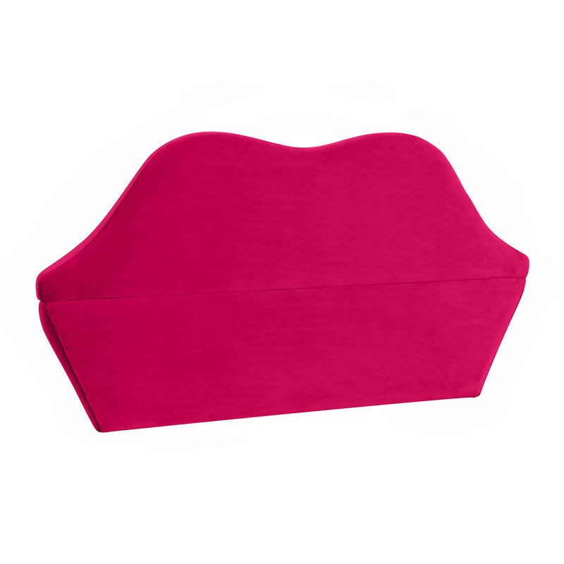Lips Hot Pink Velvet Settee Three Seater Sofa - Nabco Furniture Center