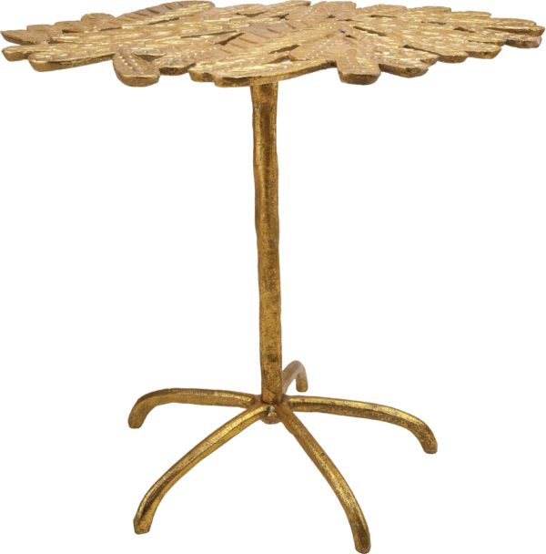 TOV-OC18126 Freesia Gold Side Table - Nabco Furniture Center