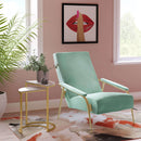 TOV-S6425 Abbey Mint Green Velvet Chair - Nabco Furniture Center