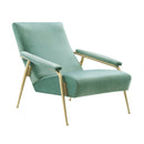 TOV-S6425 Abbey Mint Green Velvet Chair - Nabco Furniture Center