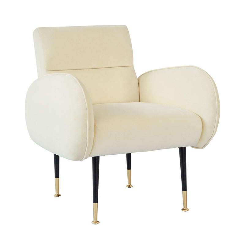 TOV-S68135 Babe Custard Velvet Chair - Nabco Furniture Center