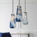 Windswept Blue & White, 1 Lt Mini Pendant - Uttermost