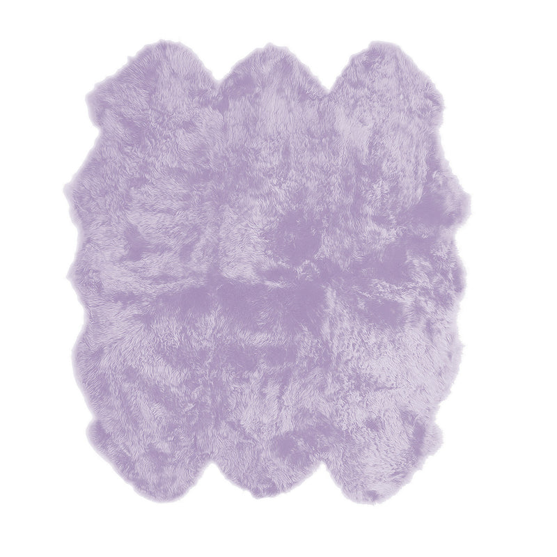 180x165cm Sexto Sheepskin Purple - Nabco