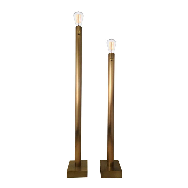 Barclay Brass Floor Lamp - Set of 2 - Harp and Finial