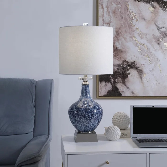 L330699 Silsden Blue Table Lamp - Nabco Furniture Center