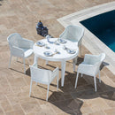 Octa Armchair Ivory White - Nabco Furniture Center