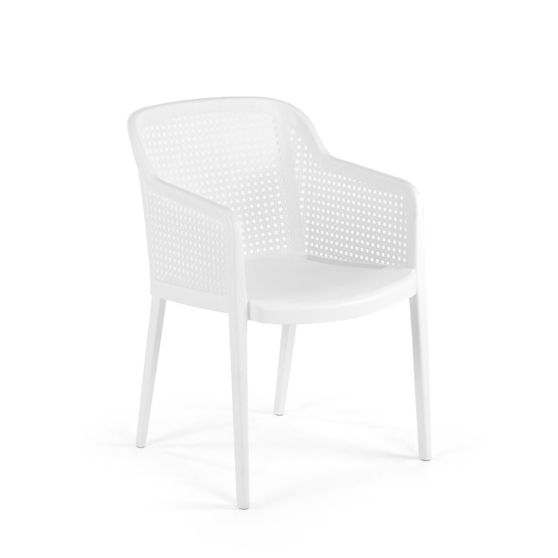 Octa Armchair Ivory White - Nabco Furniture Center